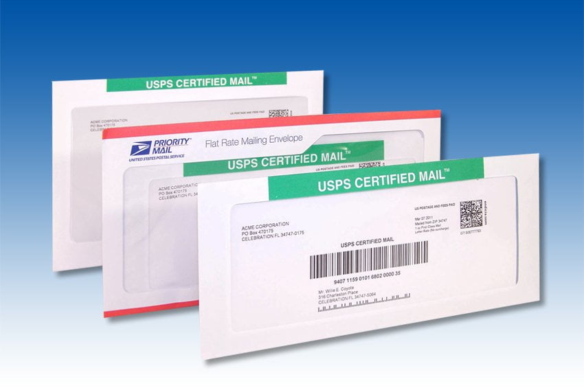 Outsourced USPS Certified Mail Service